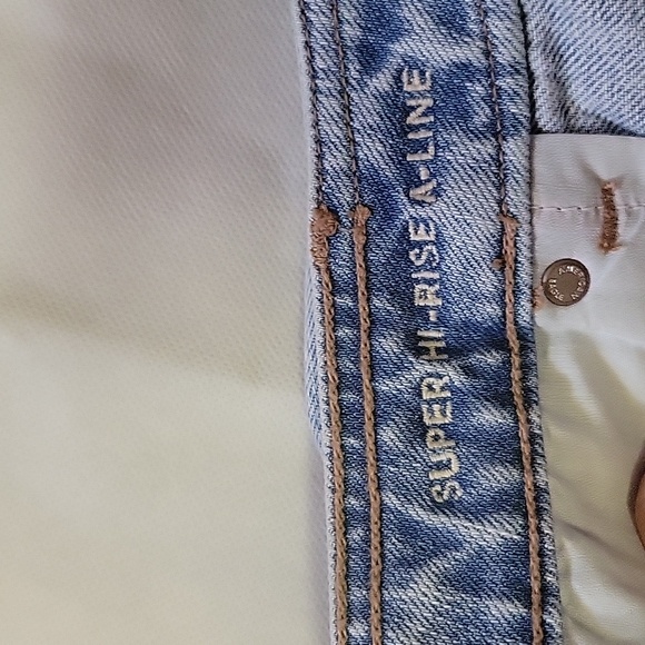 American eagle skirt a-line high rise demin - Picture 4 of 6